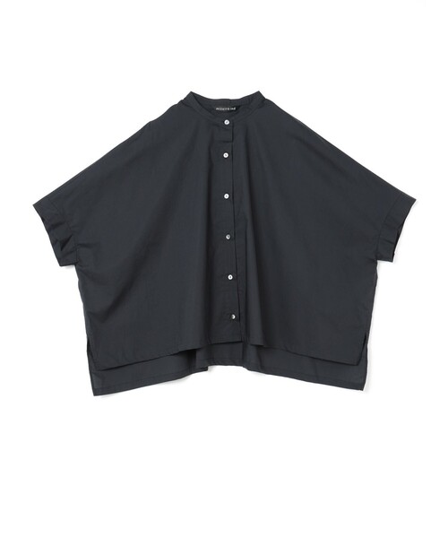 mizuiroind(ミズイロインド)の「mizuiro ind スタンドカラーワイドシャツ(シャツ/ブラウス・レディース・ネイビー/ブラック/グレー/ホワイト・FREE)」の5枚目の写真
