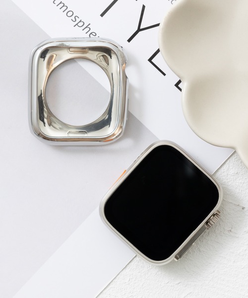 emonique(エモニーク)の「スマートウォッチケース Apple Watch ケース【41/45mm対応】(デジタル腕時計・レディース・ピンクゴールド/ゴールド/クリア/ブルー/シルバー/グレー/ブラック/ピンク/レッド・45/41)」の6枚目の写真