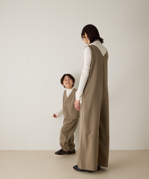 riziere（リジェール）の「【新色追加】MOM：オールインワン（つなぎ/オールインワン・レディース・アイボリー/ブラック/ベージュ系/ブラウン・M/L）」の14枚目の写真