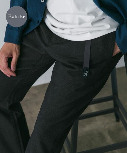 Gramicci（グラミチ）の「『別注』Gramicci　LANATECウールライクトラウザー（その他パンツ・メンズ・ブラック/モカ/ダークブラウン/チャコールグレー・MEDIUM/SMALL/LARGE）」の2枚目の写真