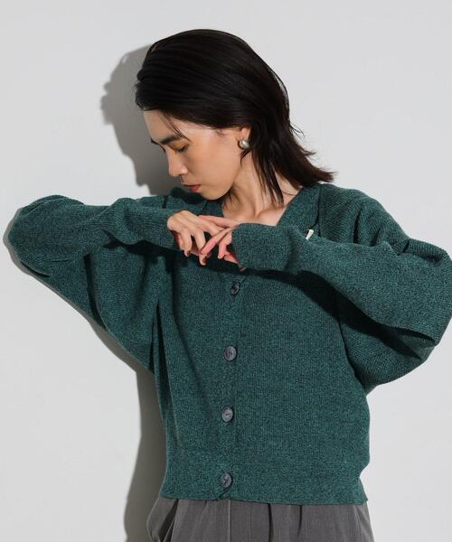 GALLEST（ギャレスト）の「ボレロツインニット（カーディガン/ボレロ・レディース・ベージュ系8/チャコール/モスグリーン系8・38）」の20枚目の写真