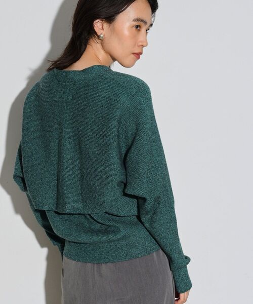 GALLEST（ギャレスト）の「ボレロツインニット（カーディガン/ボレロ・レディース・ベージュ系8/チャコール/モスグリーン系8・38）」の19枚目の写真