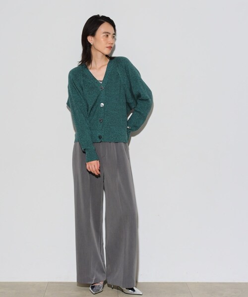 GALLEST（ギャレスト）の「ボレロツインニット（カーディガン/ボレロ・レディース・ベージュ系8/チャコール/モスグリーン系8・38）」の16枚目の写真