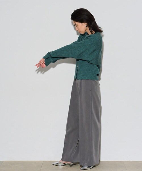 GALLEST（ギャレスト）の「ボレロツインニット（カーディガン/ボレロ・レディース・ベージュ系8/チャコール/モスグリーン系8・38）」の15枚目の写真