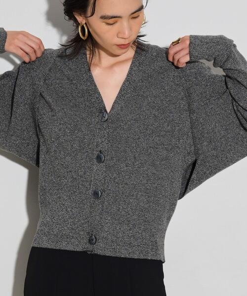 GALLEST（ギャレスト）の「ボレロツインニット（カーディガン/ボレロ・レディース・ベージュ系8/チャコール/モスグリーン系8・38）」の14枚目の写真