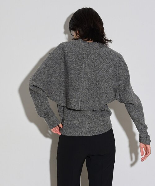 GALLEST（ギャレスト）の「ボレロツインニット（カーディガン/ボレロ・レディース・ベージュ系8/チャコール/モスグリーン系8・38）」の12枚目の写真