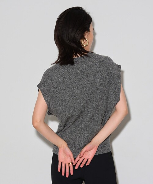 GALLEST（ギャレスト）の「ボレロツインニット（カーディガン/ボレロ・レディース・ベージュ系8/チャコール/モスグリーン系8・38）」の8枚目の写真