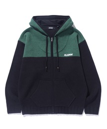 XLARGE ニットブラウンL WEB限定/OUTLET】【SL】【秋冬】ウール Vネック ニットセーター