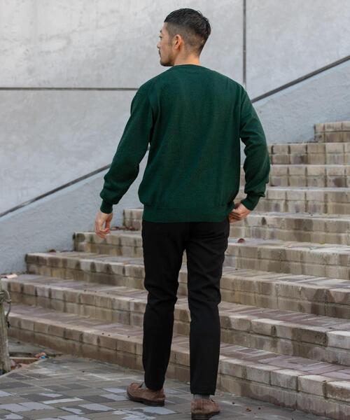 セール】『一部WEB限定カラー』綿カシミヤクルーネックニット（ニット