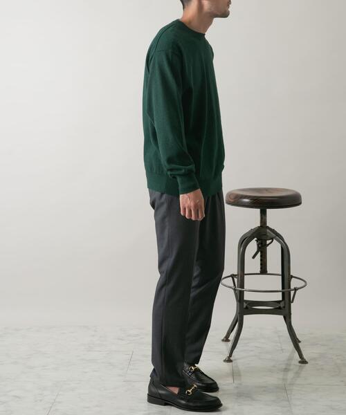 セール】『一部WEB限定カラー』綿カシミヤクルーネックニット（ニット