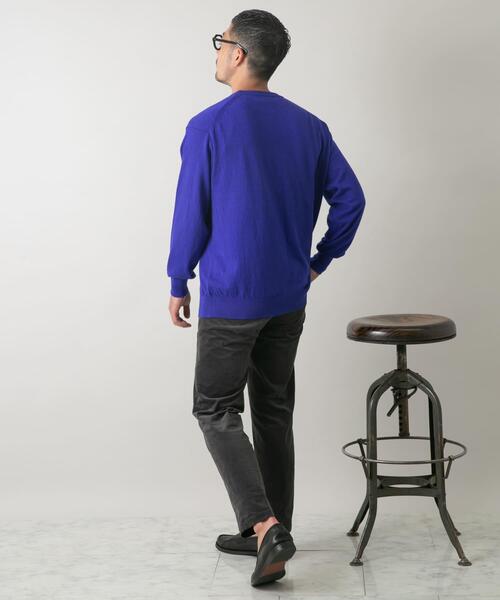 セール】『一部WEB限定カラー』綿カシミヤクルーネックニット（ニット