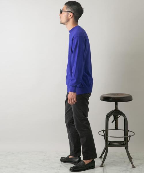 セール】『一部WEB限定カラー』綿カシミヤクルーネックニット（ニット