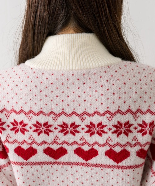 OLIVE des OLIVE(オリーブデオリーブ)の「オリーブのカウチン(カーディガン/ボレロ・レディース・オフホワイト/ネイビー/アイボリー/サックスブルー・FREE)」の17枚目の写真