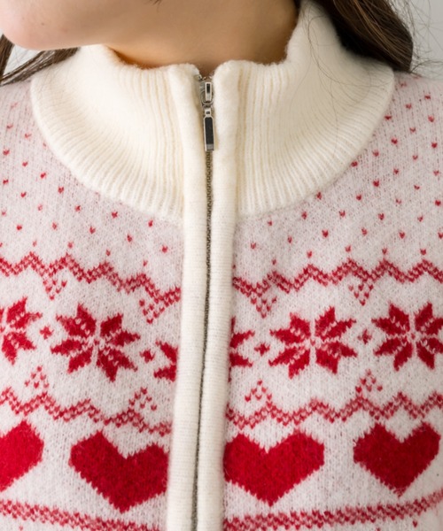 OLIVE des OLIVE(オリーブデオリーブ)の「オリーブのカウチン(カーディガン/ボレロ・レディース・オフホワイト/ネイビー/アイボリー/サックスブルー・FREE)」の18枚目の写真