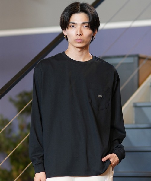 KEEN（キーン）の「KEEN/キーン 長袖 Tシャツ ロンT ポケT ポケット バックプリント ビッグシルエット 1029951/1028437/1028440/1031565（Tシャツ/カットソー・メンズ・ブラック/ホワイト/カーキ・M/L/XL）」の18枚目の写真