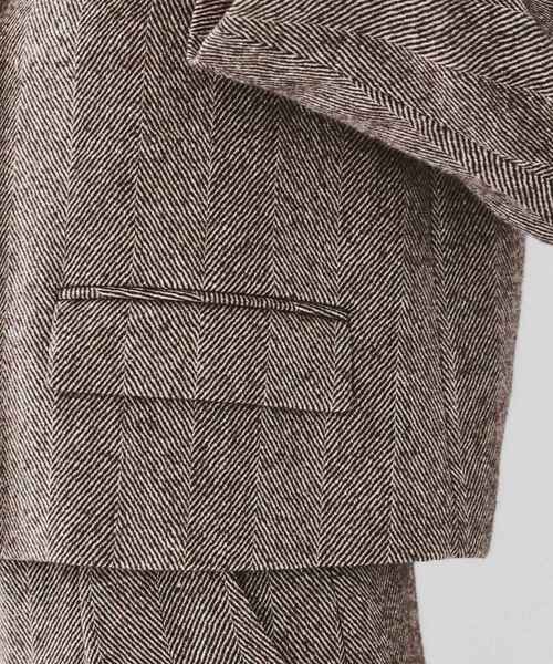ANDREA INCONTRI ボタニカル テーラードジャケット イタリア製 ANDRESD ジャケット テーラードジャケット peaked lapel jacket