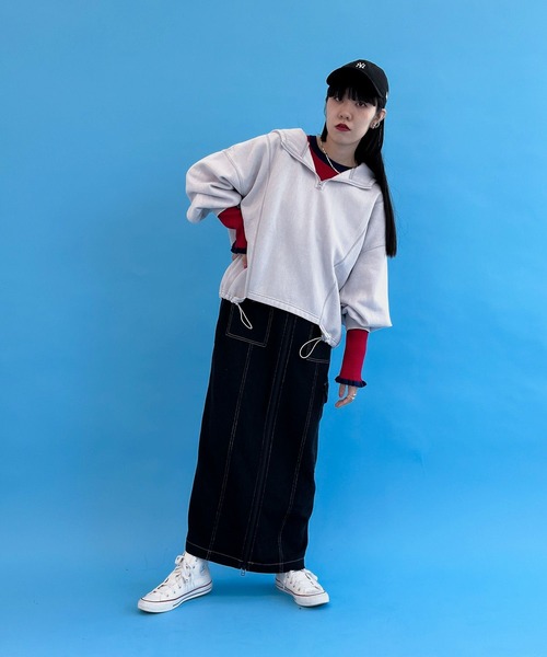FCRB×NIKE ポルカドット切替ジップアップパーカー15AW Sサイズ ナイキ（NIKE）（キッズ）パーカー キッズ SCI-DYE CLUB プル