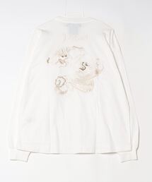 REMI RELIEF(レミレリーフ) 別注LW加工20/-天竺BIGサイズロンT(刺繍：tiger&dragon)（刺繍：虎・龍）