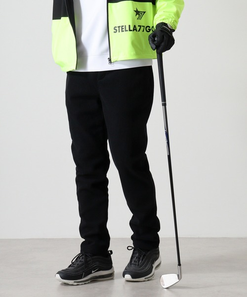 stella77golf(ステラセブンティーンセブンゴルフ)の「コーデュロイゴルフパンツ(その他パンツ・メンズ・ネイビー/アイボリー/ブラック・S/M/L/XL/XXL)」の1枚目の写真