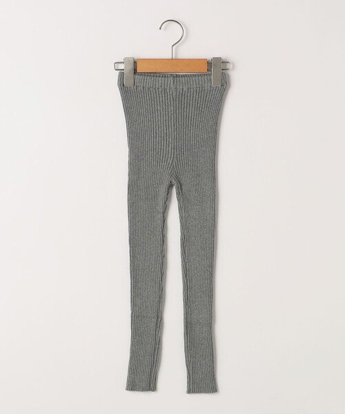 SHIPS（シップス）の「SHIPS KIDS:100～125cm / リブ レギンス（レギンス/スパッツ・キッズ・グリーン/ピンク系その他/ナチュラル/グレー・MEDIUM/SMALL）」の2枚目の写真