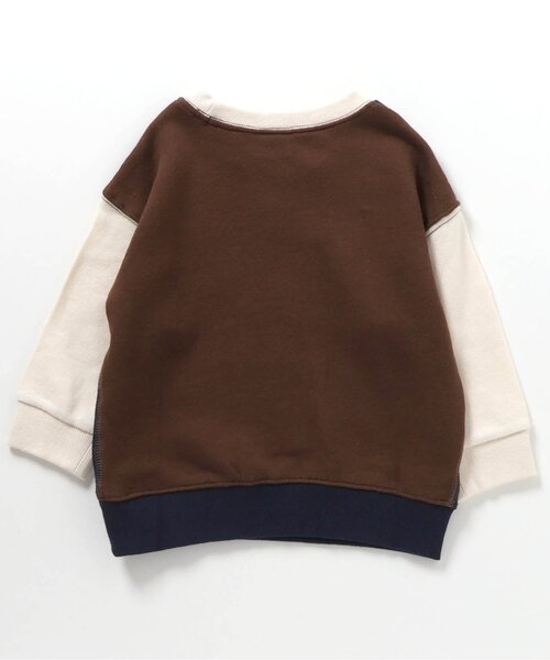 BREEZE(ブリーズ)の「【WEB限定】カラバリ ムジ&ボーダートレーナー(スウェット・キッズ・オレンジ/その他11/イエロー/グリーン/ピンク/ブラウン/レッド/サックスブルー/ブラック/オフホワイト/その他12/グレー/ブルー・100/150/120/90/140/110/130)」の22枚目の写真