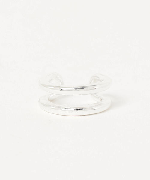 ROYAL FLASH(ロイヤルフラッシュ)の「Nothing And Others/ナッシングアンドアザーズ/Simple 2line PRing(イヤーカフ・レディース・ゴールド/シルバー・F)」の1枚目の写真