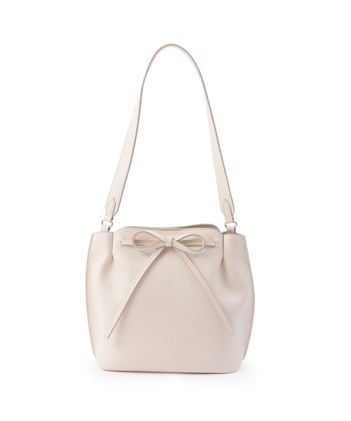 ROPE' PICNIC（ロペピクニック）の「ナローリボンワンハンドルミドルバッグ（ハンドバッグ・レディース・ブラック/キナリ・FREE）」の5枚目の写真