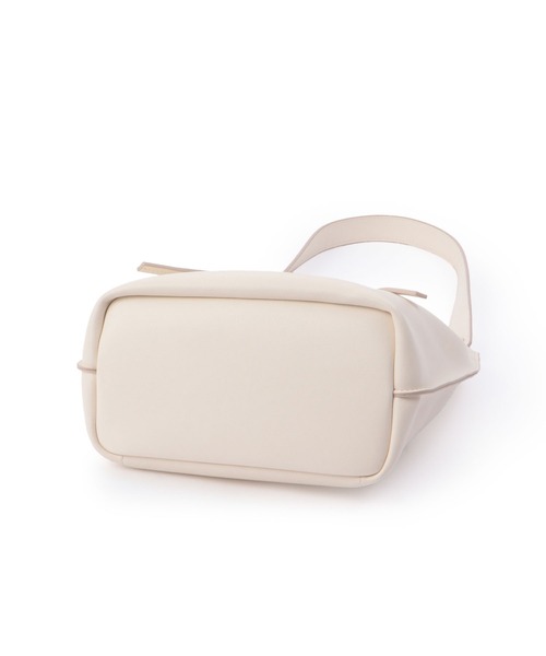 ROPE' PICNIC（ロペピクニック）の「ナローリボンワンハンドルミドルバッグ（ハンドバッグ・レディース・ブラック/キナリ・FREE）」の8枚目の写真