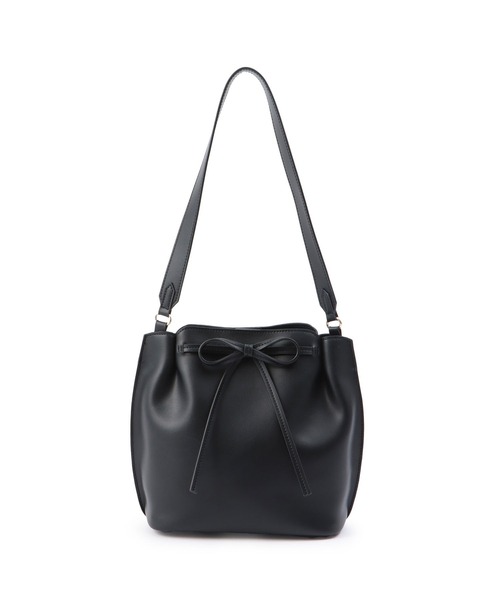 ROPE' PICNIC（ロペピクニック）の「ナローリボンワンハンドルミドルバッグ（ハンドバッグ・レディース・ブラック/キナリ・FREE）」の12枚目の写真