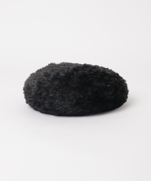 SMELLY（スメリー）の「ファーニットベレー（ハンチング/ベレー帽・レディース・グレー/ブラック・-）」の12枚目の写真