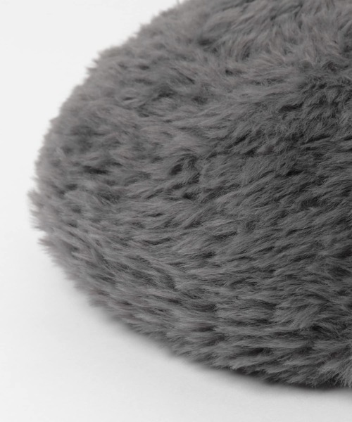 SMELLY（スメリー）の「ファーニットベレー（ハンチング/ベレー帽・レディース・グレー/ブラック・-）」の15枚目の写真