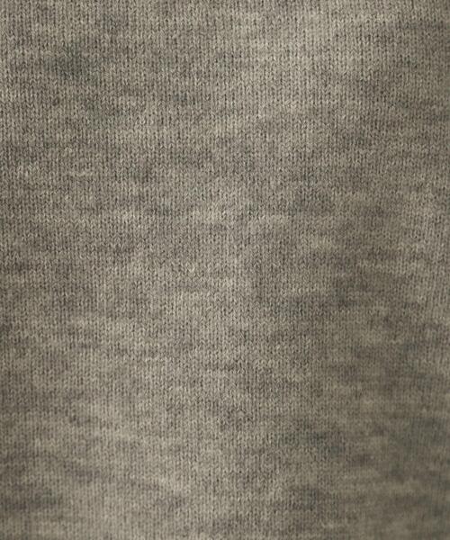 OPAQUE.CLIP（オペークドットクリップ）の「◆《美人百花掲載》アシメフリルミドルゲージニット【洗濯機洗い可】（ニット/セーター・レディース・グレー/ネイビー/ベージュ・38/36/40）」の7枚目の写真