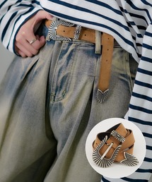 NULL（ヌル）の「【nl】合成皮革 ウェスタンベルト（ベルト）」