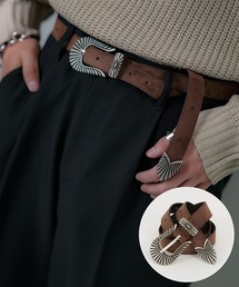 NULL（ヌル）の「【nl】合成皮革 ウェスタンベルト（ベルト）」