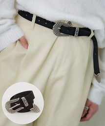 NULL（ヌル）の「【nl】合成皮革 ウェスタンベルト（ベルト）」