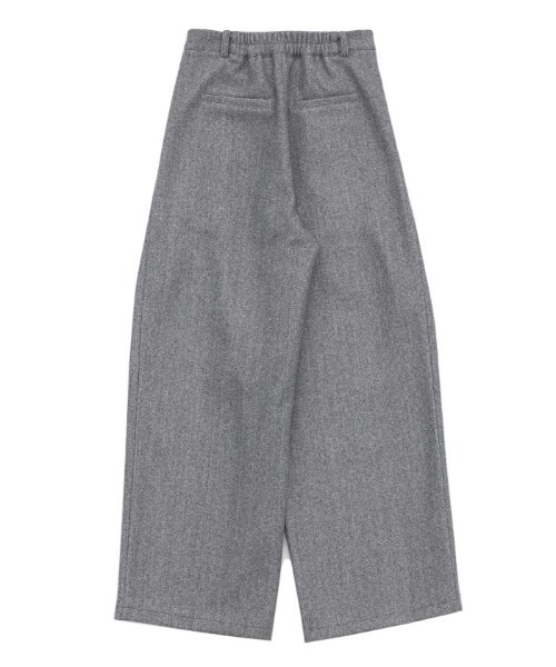 select MOCA（セレクトモカ）の「フェイクウールダブルタックパンツ（スラックス・レディース・チャコールグレー/グレー/ブラック・LARGE/MEDIUM/SMALL）」の21枚目の写真