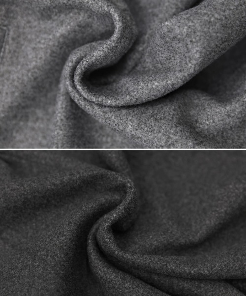 select MOCA（セレクトモカ）の「フェイクウールダブルタックパンツ（スラックス・レディース・チャコールグレー/グレー/ブラック・LARGE/MEDIUM/SMALL）」の5枚目の写真