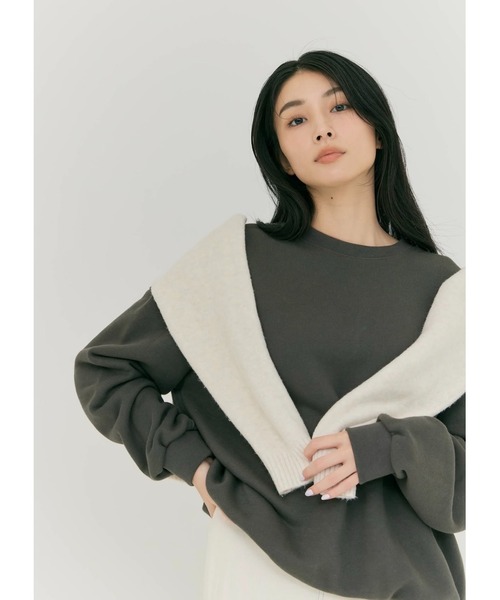 BLUE×PALANG(ブルーパラン)の「LOGO SWEATSHIRT(スウェット・レディース・ロイヤルブルー/チャコール/アクア/ライトブルー/ネイビー・FREE)」の10枚目の写真