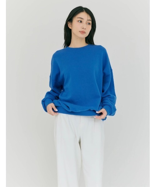 BLUE×PALANG(ブルーパラン)の「LOGO SWEATSHIRT(スウェット・レディース・ロイヤルブルー/チャコール/アクア/ライトブルー/ネイビー・FREE)」の13枚目の写真