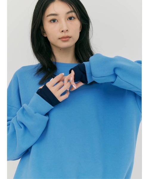 BLUE×PALANG(ブルーパラン)の「LOGO SWEATSHIRT(スウェット・レディース・ロイヤルブルー/チャコール/アクア/ライトブルー/ネイビー・FREE)」の17枚目の写真