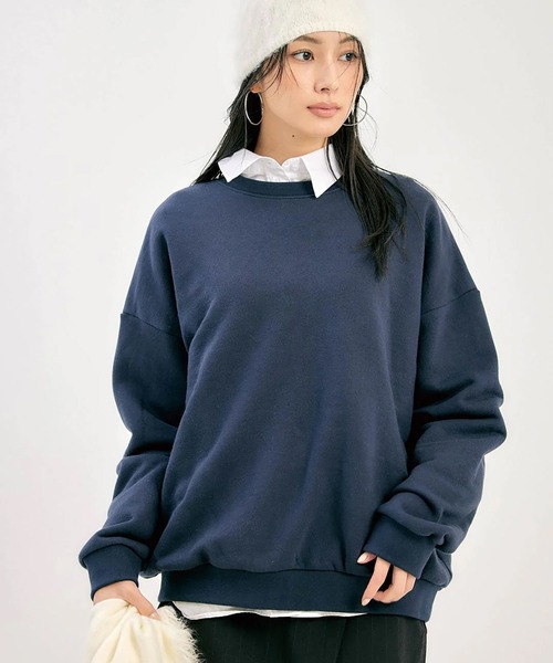 BLUE×PALANG(ブルーパラン)の「LOGO SWEATSHIRT(スウェット・レディース・ロイヤルブルー/チャコール/アクア/ライトブルー/ネイビー・FREE)」の18枚目の写真