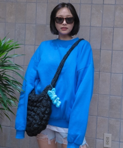 BLUE×PALANG(ブルーパラン)の「LOGO SWEATSHIRT(スウェット・レディース・ロイヤルブルー/チャコール/アクア/ライトブルー/ネイビー・FREE)」の19枚目の写真