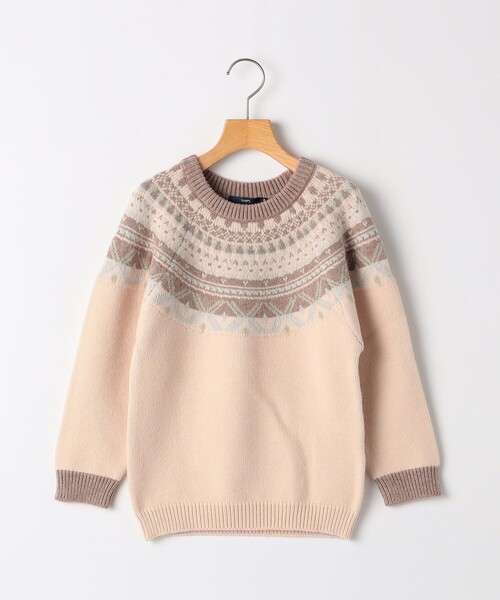 【セール】SHIPS KIDS:80～90cm /〈洗濯機可能〉フェアアイル ニット（ニット/セーター）｜SHIPS（シップス）