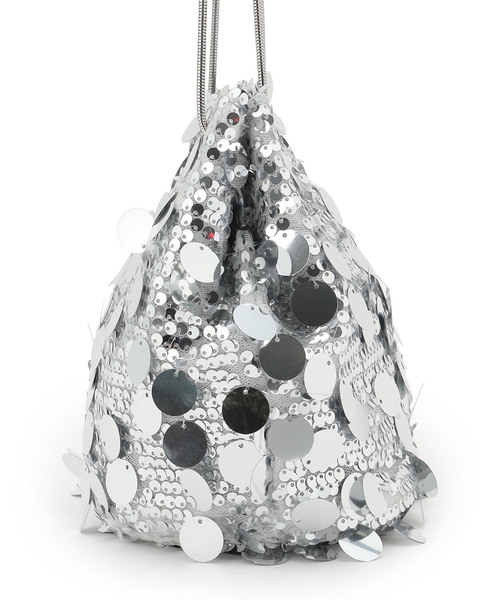 ELLEgirl(エルガール)の「2wayスパンコールチェーンバッグ(トートバッグ・レディース・シルバー/ブラック・FREE)」の13枚目の写真