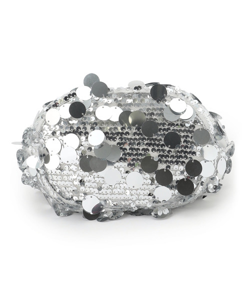 ELLEgirl(エルガール)の「2wayスパンコールチェーンバッグ(トートバッグ・レディース・シルバー/ブラック・FREE)」の14枚目の写真