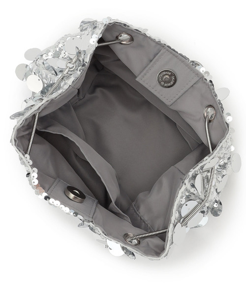 ELLEgirl(エルガール)の「2wayスパンコールチェーンバッグ(トートバッグ・レディース・シルバー/ブラック・FREE)」の15枚目の写真