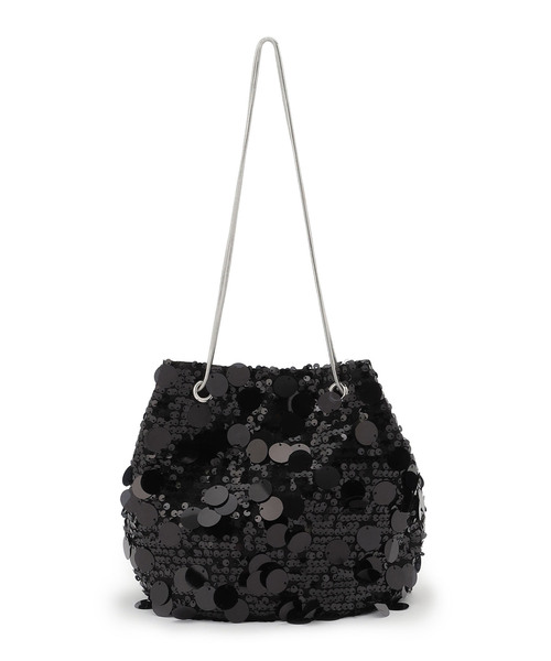 ELLEgirl(エルガール)の「2wayスパンコールチェーンバッグ(トートバッグ・レディース・シルバー/ブラック・FREE)」の17枚目の写真