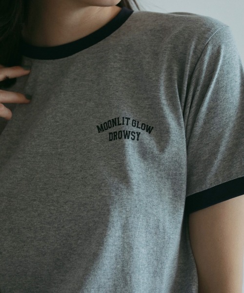 anuke（アンヌーク）の「Ringer Logo T-shirts（Tシャツ/カットソー
