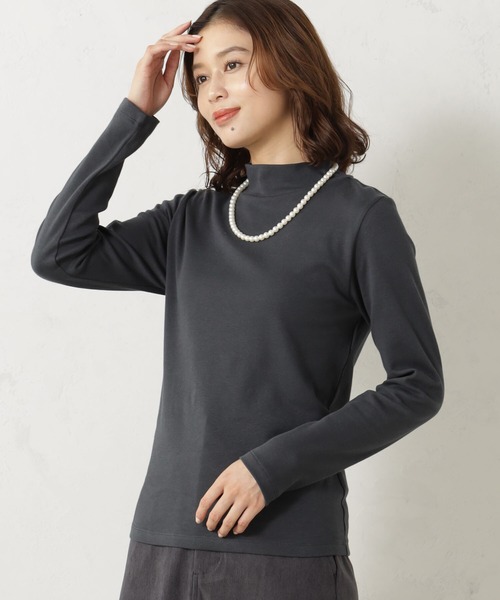 FOUND GOOD（ファウンドグッド）の「ショウシュウハイネックT（その他トップス・レディース・ブラック/ベージュ/ホワイト系5/グレー系8・S/M/L）」の3枚目の写真