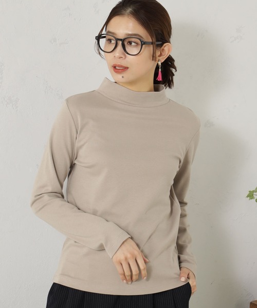 FOUND GOOD（ファウンドグッド）の「ショウシュウハイネックT（その他トップス・レディース・ブラック/ベージュ/ホワイト系5/グレー系8・S/M/L）」の4枚目の写真